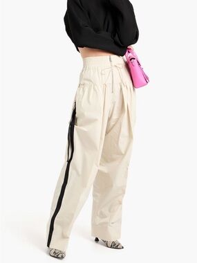 3.1 Phillip Lim white Wide-Leg Pants with white Side Stripe